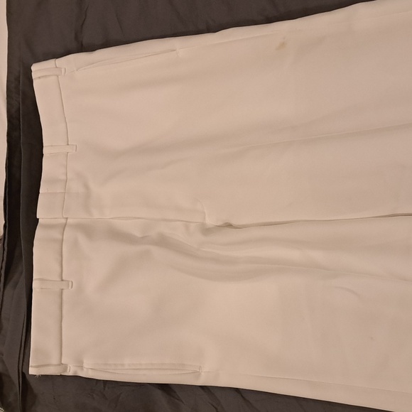 Creighton AB, Size 33R"x30", White, Flat Front, Uniform Dress Slacks - Picture 1 of 6